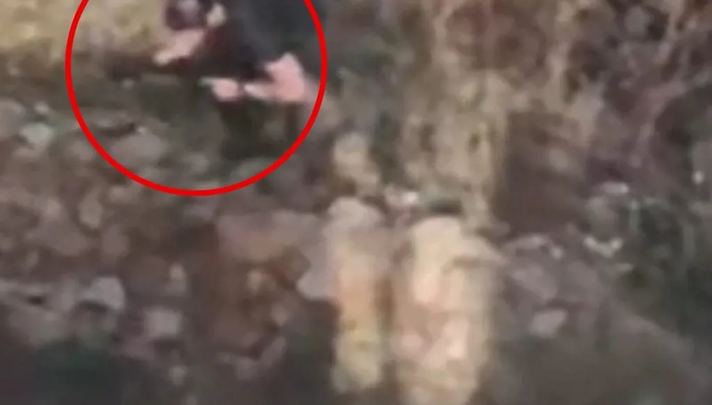 صورة نشرها الجيش الإسرائيلي زاعماً أنها لمسلّح في جنوب لبنان. 