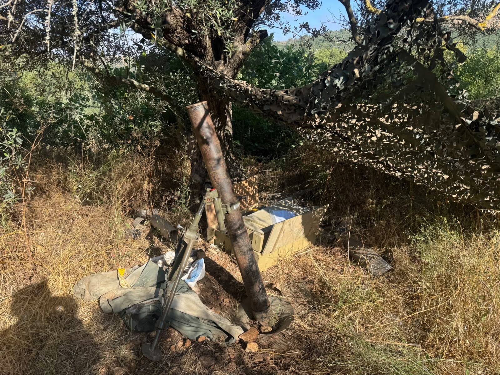 صورة نشرها الجيش الإسرائيلي على 