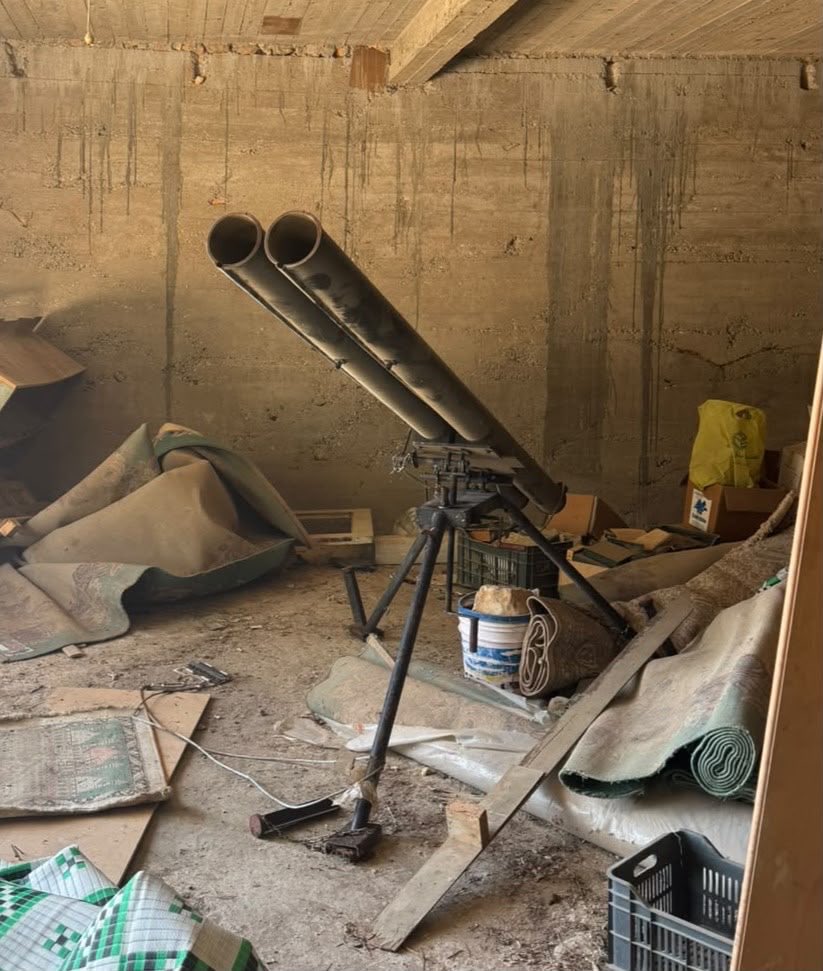 صورة نشرها الجيش الإسرائيلي على 