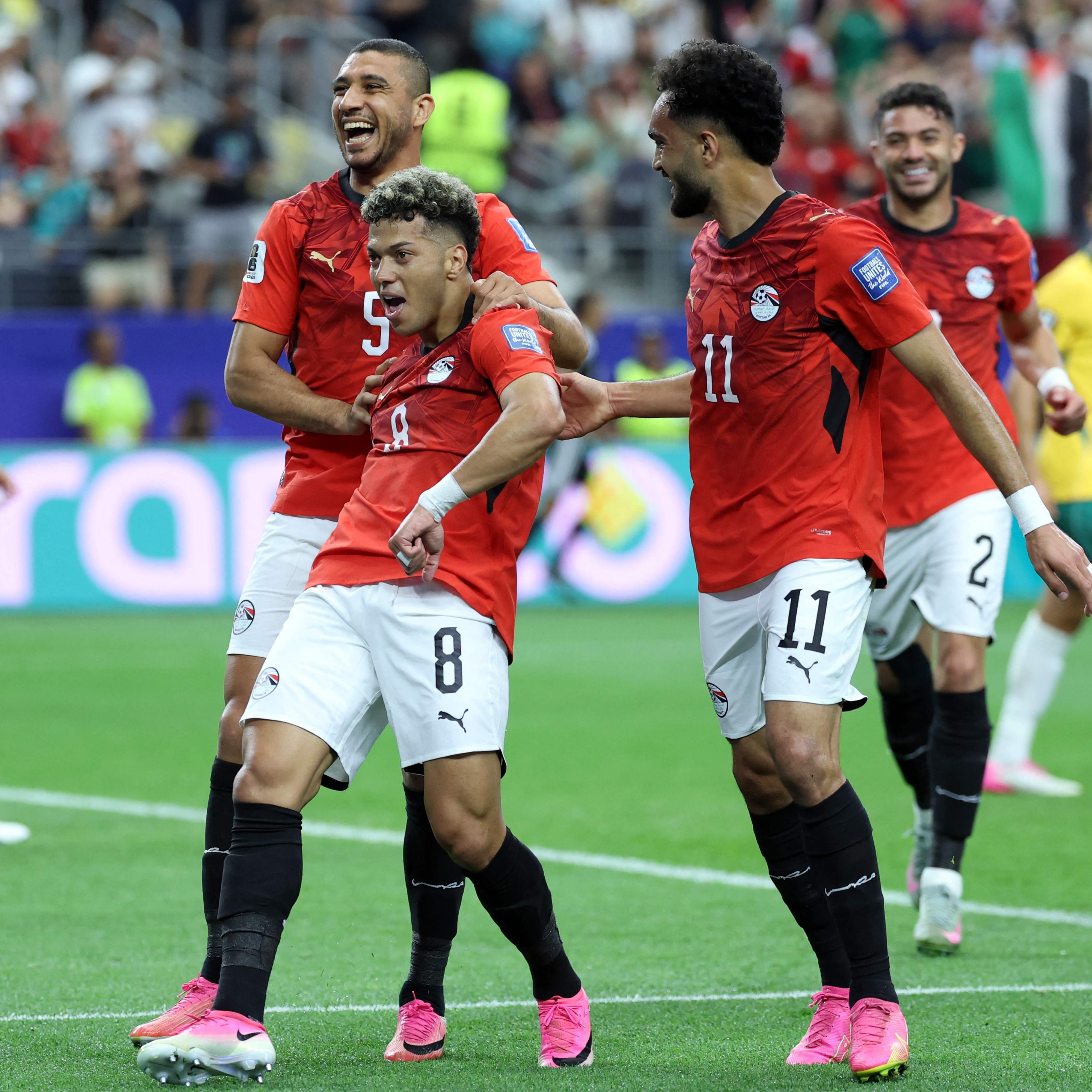 إمام عاشور مع منتخب مصر. (وكالات)