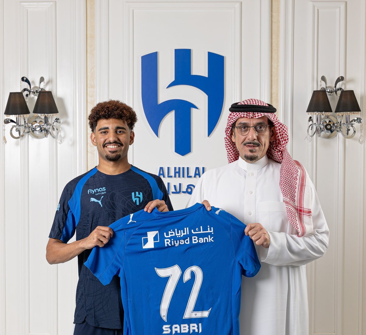 صبري دهل إلى الهلال. (حساب الهلال على إكس)