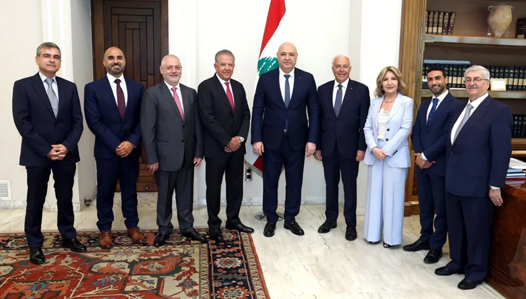 وفد LARP يعرض مبادرات لدعم لبنان أمام عون