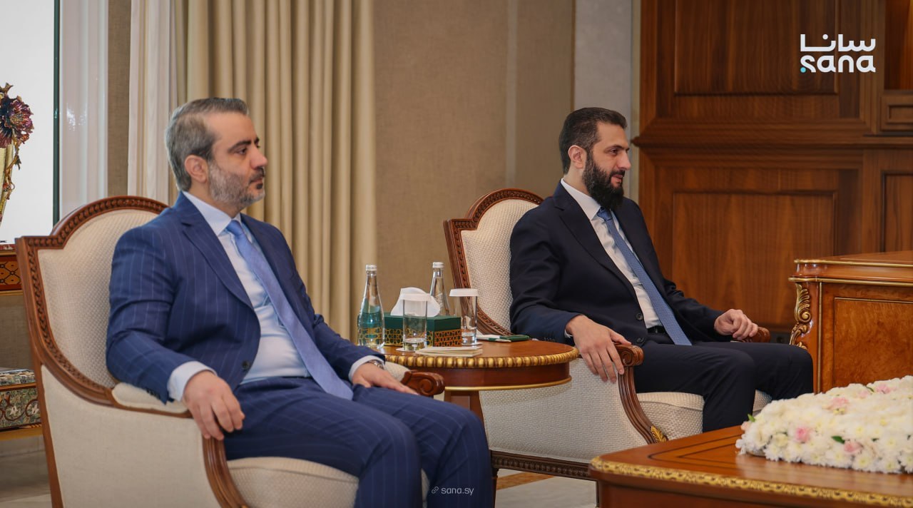 الشرع والشيباني (سانا)