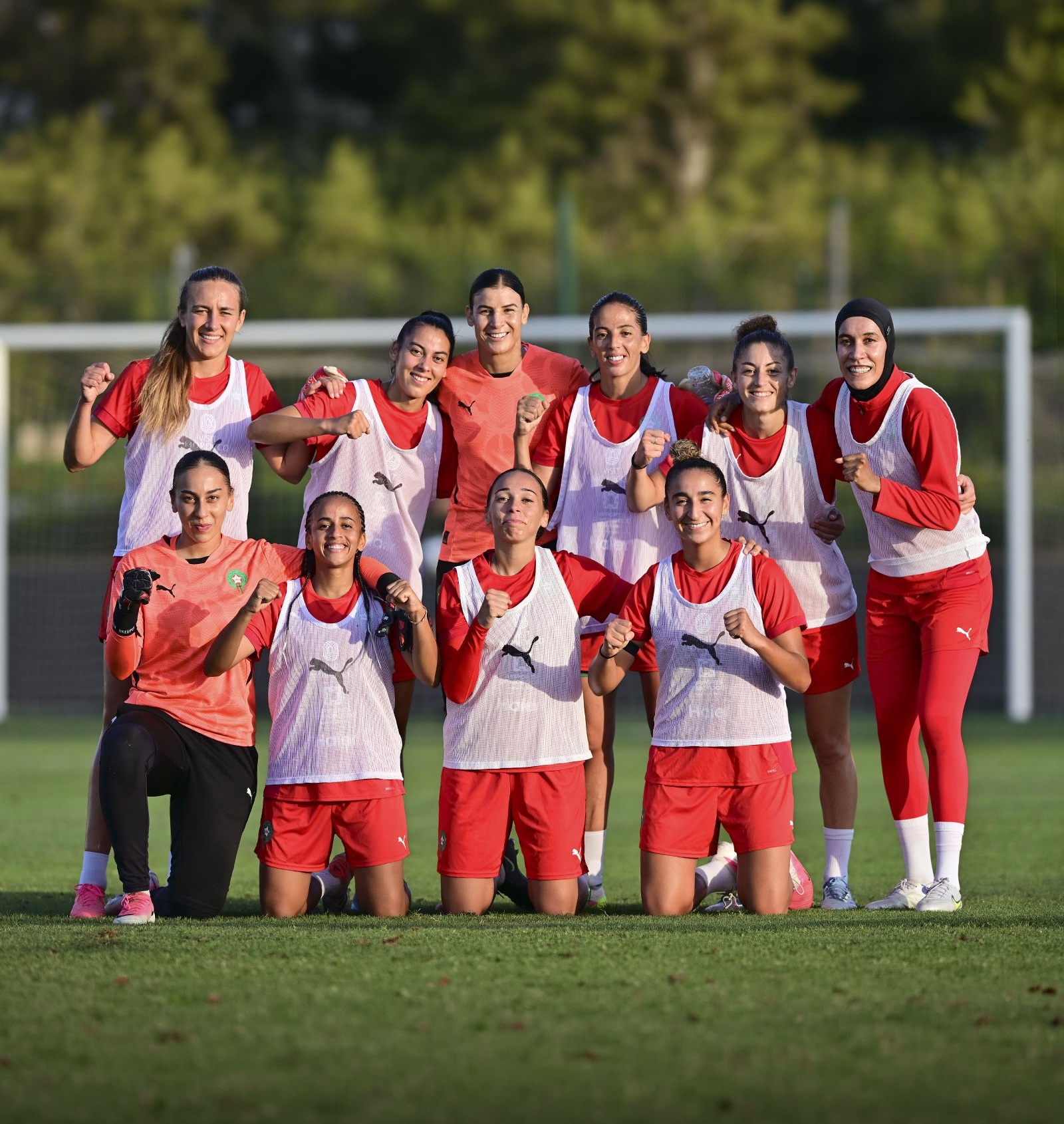 منتخب المغرب للسيدات. (وكالات)