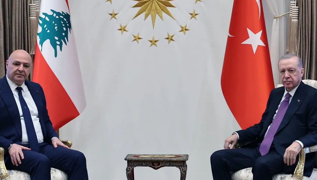 أردوغان يلتقي عون (الرئاسة التركية)
