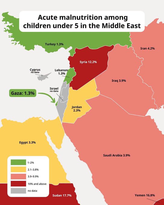 خريطة نشرتها الخارجية الإسرائيلية عبر 