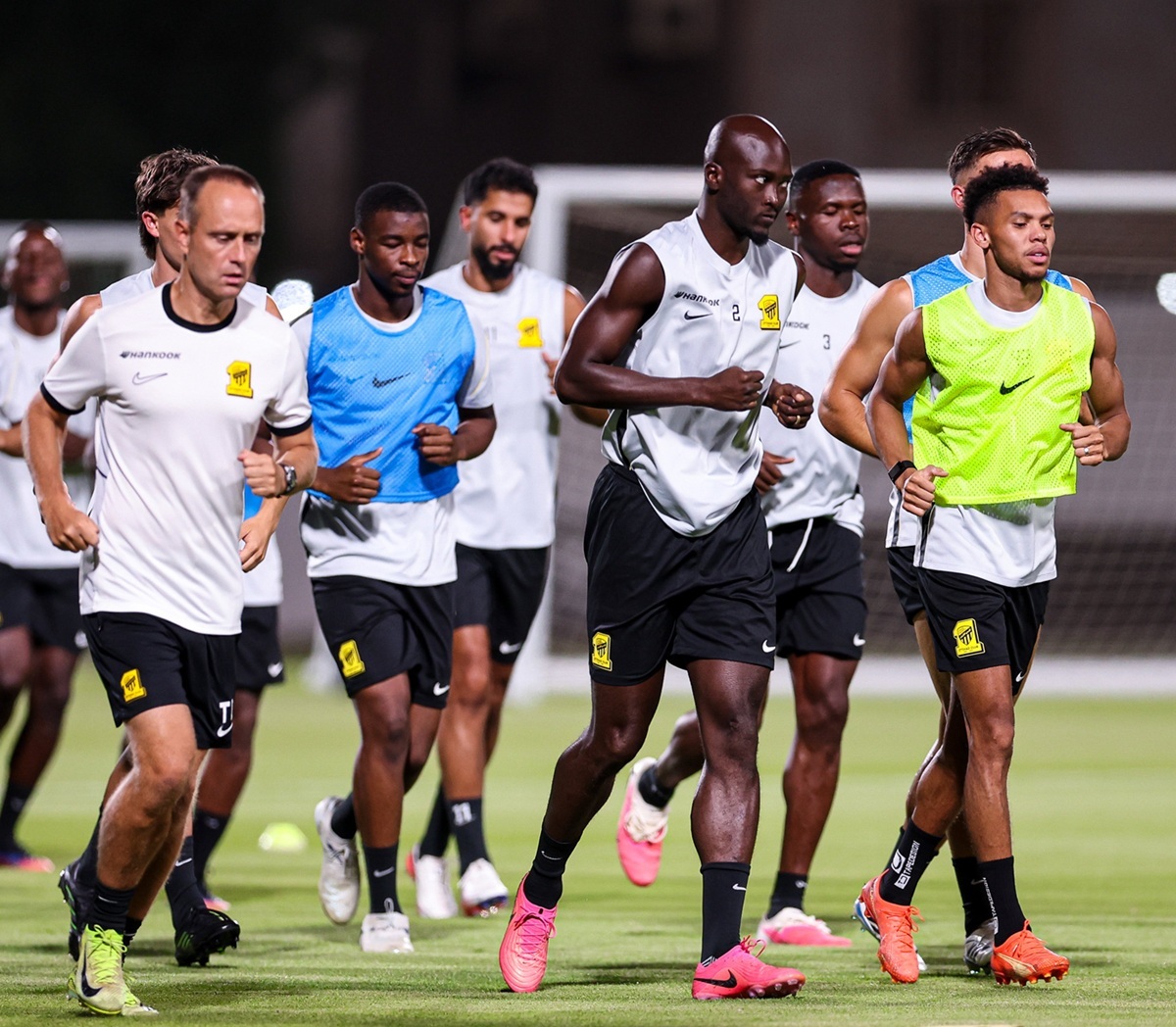 من تدريبات الاتحاد السعودي. (حساب الاتحاد على إكس)