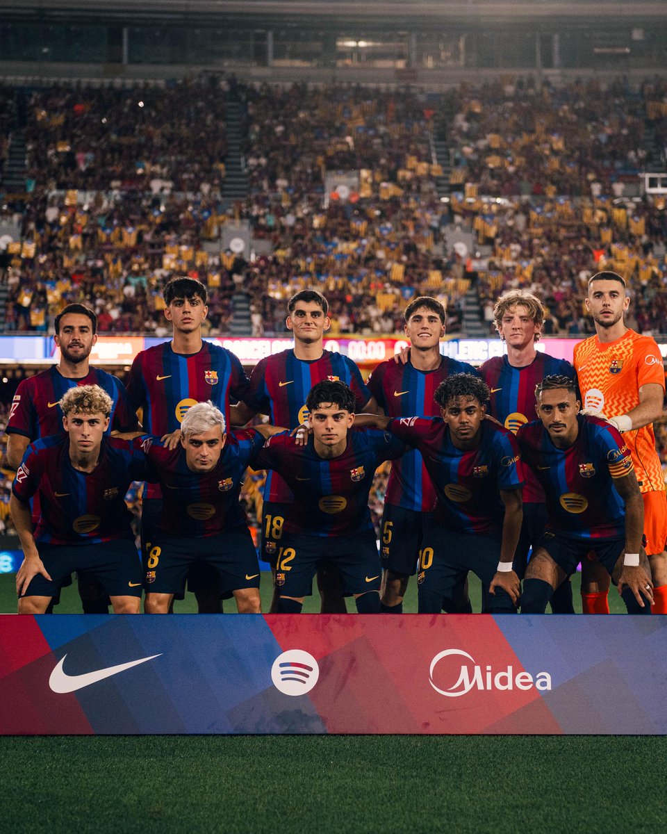 لاعبو برشلونة. (حساب برشلونة على إكس)