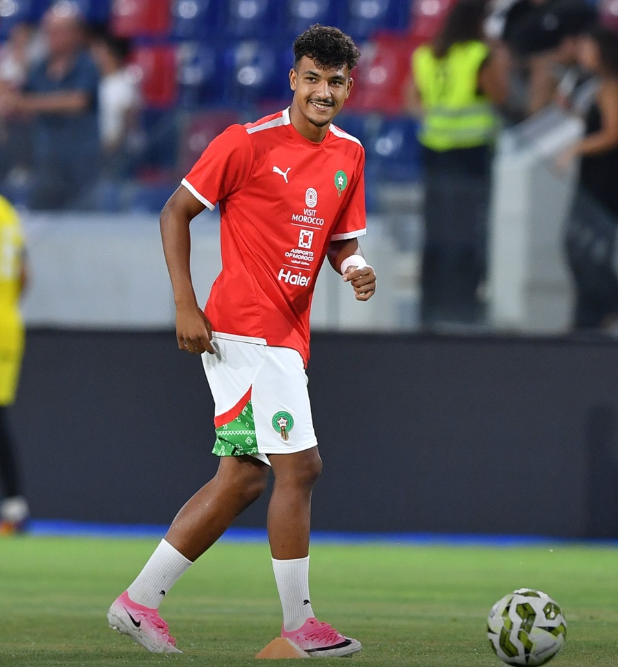 من تدريبات المغرب. (حساب المنتخب المغربي على إكس)