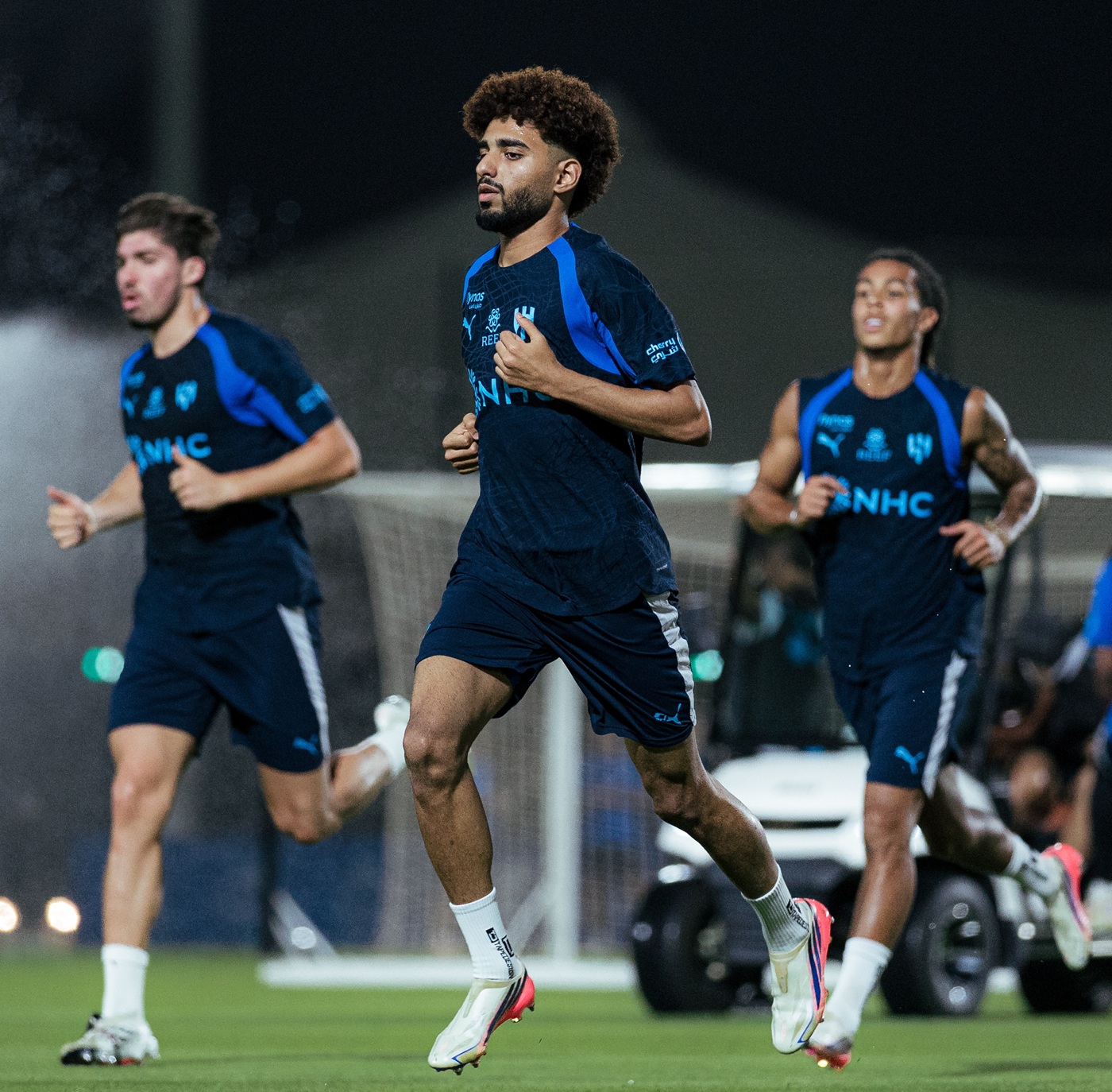 من تدريبات الهلال. (حساب الهلال على إكس)