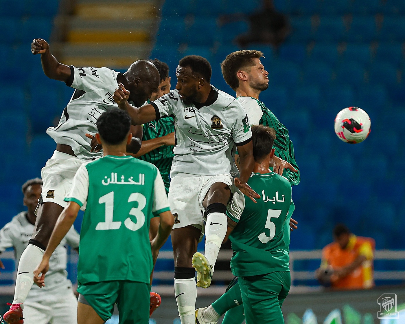 من مباراة الاتحاد والنجمة في كأس خادم الحرمين الشريفين. (حساب الاتحاد على إكس)