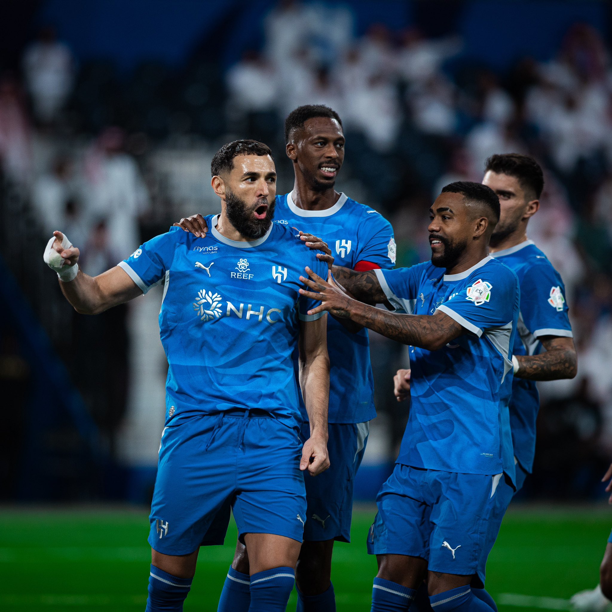 كريم بنزيما مع الهلال. (إكس)