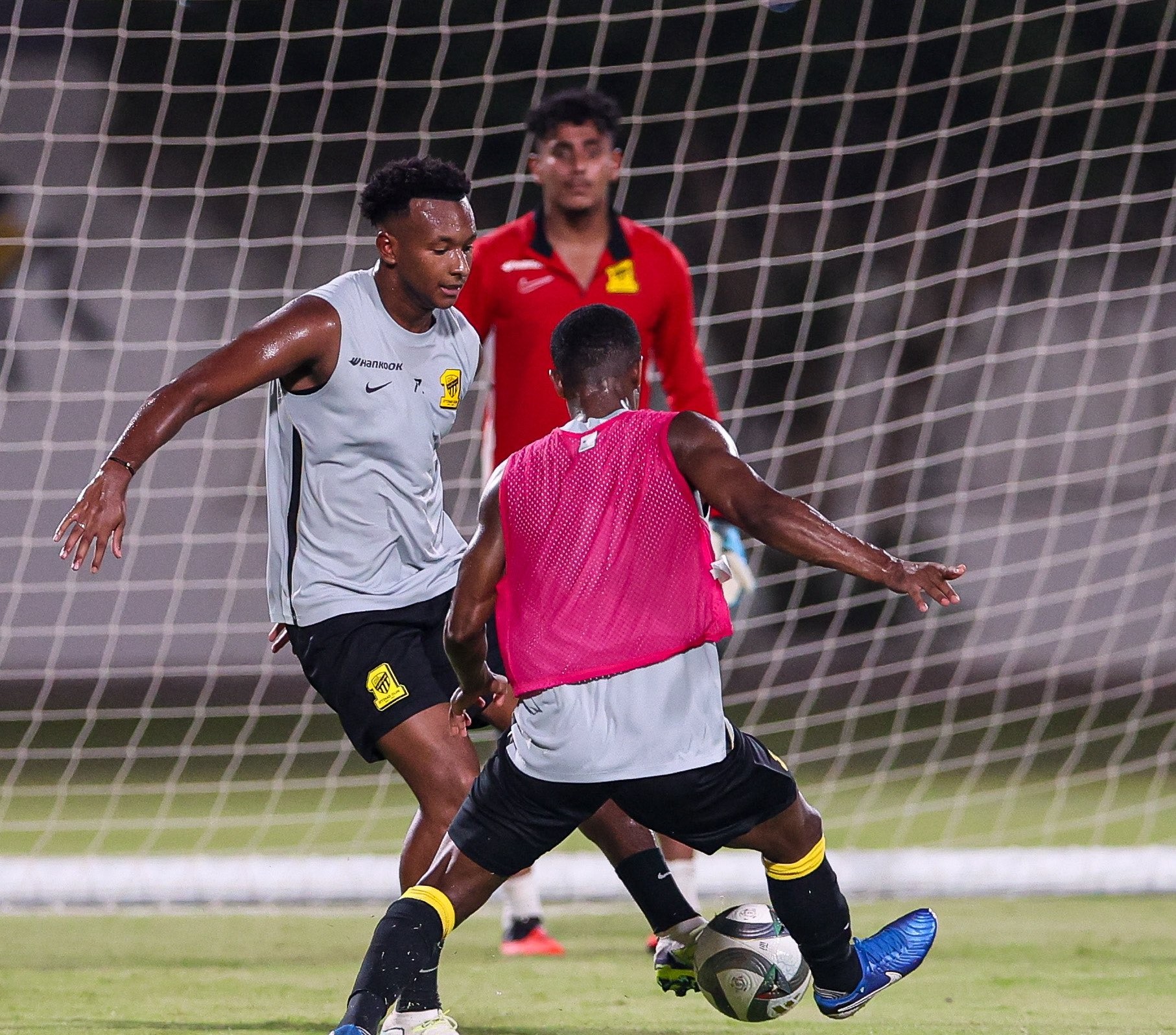 من تدريبات الاتحاد السعودي. (حساب الاتحاد على إكس)