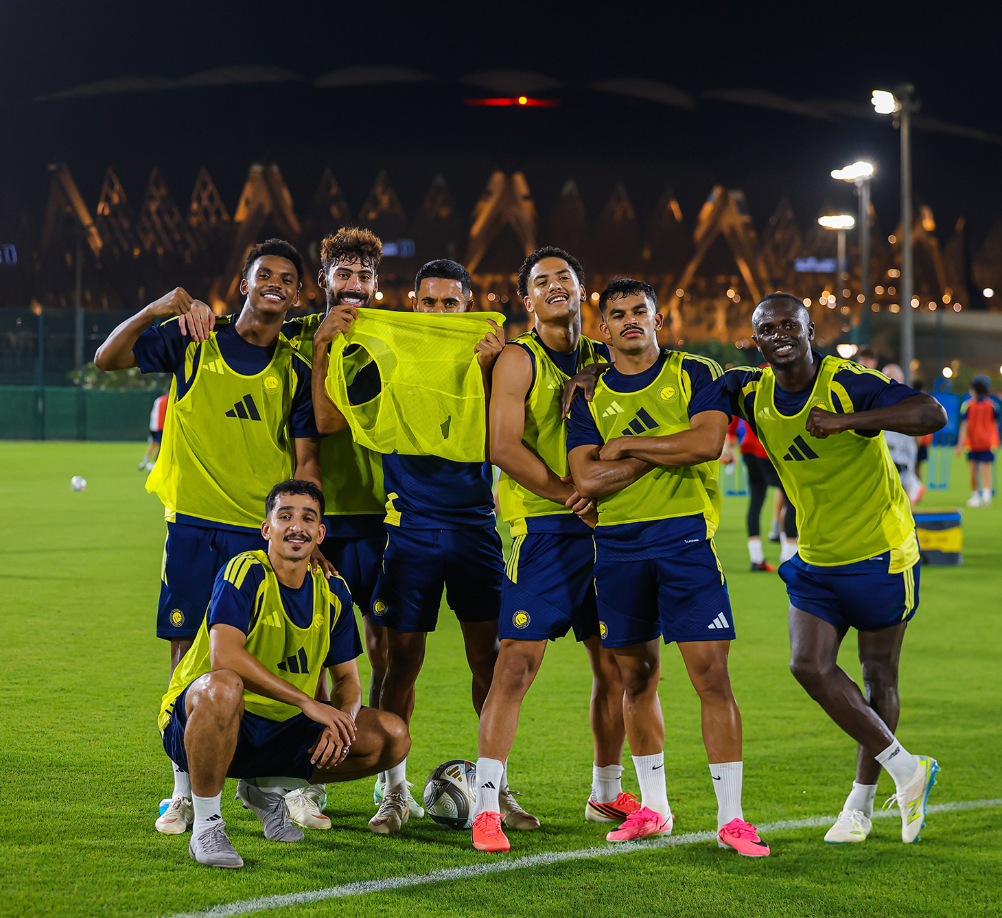 لاعبو النصر السعودي. (إكس)