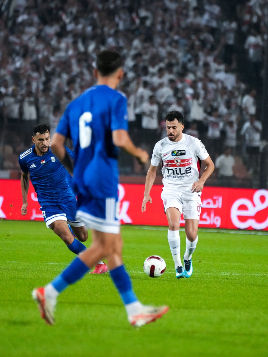 من مباراة الزمالك وأبو قير للأسمدة. (حساب الزمالك على إكس)