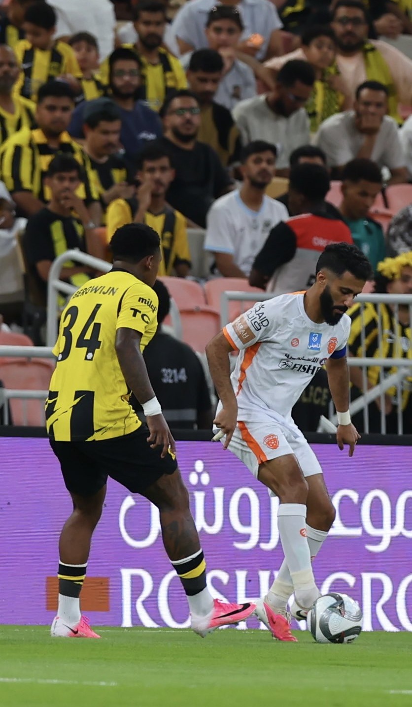 من مباراة الاتحاد ضد الفيحاء. (حساب الفيحاء على إكس)