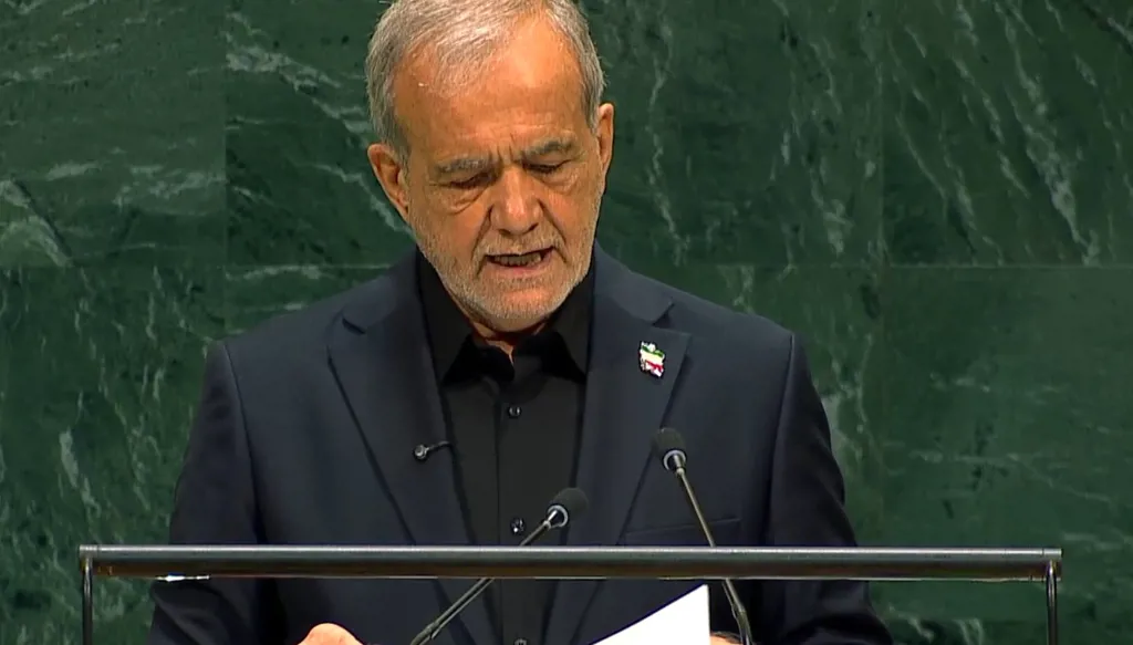 Une délégation américaine quitte la salle lors du discours du président iranien à l'ONU