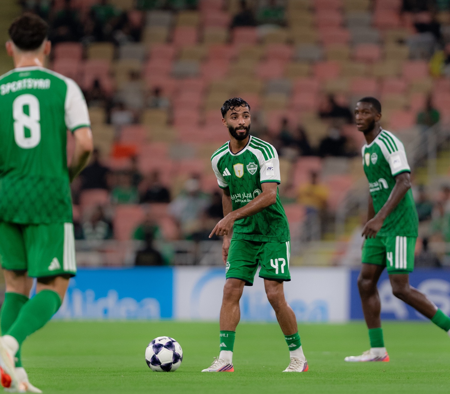 لاعبو فريق الأهلي السعودي. (إكس)