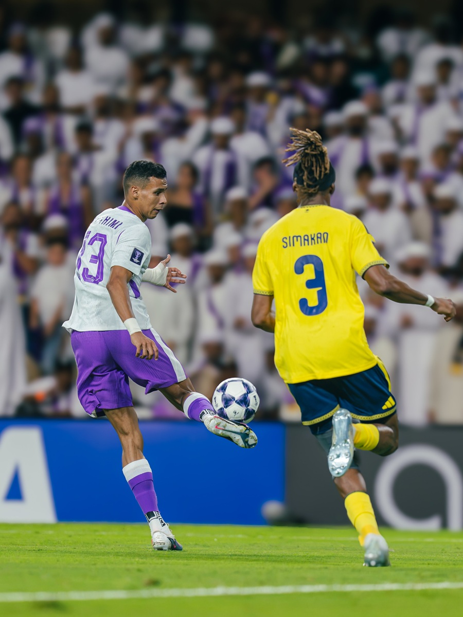 من مباراة النصر والعين في دوري أبطال آسيا للنخبة. (حساب العين على إكس)