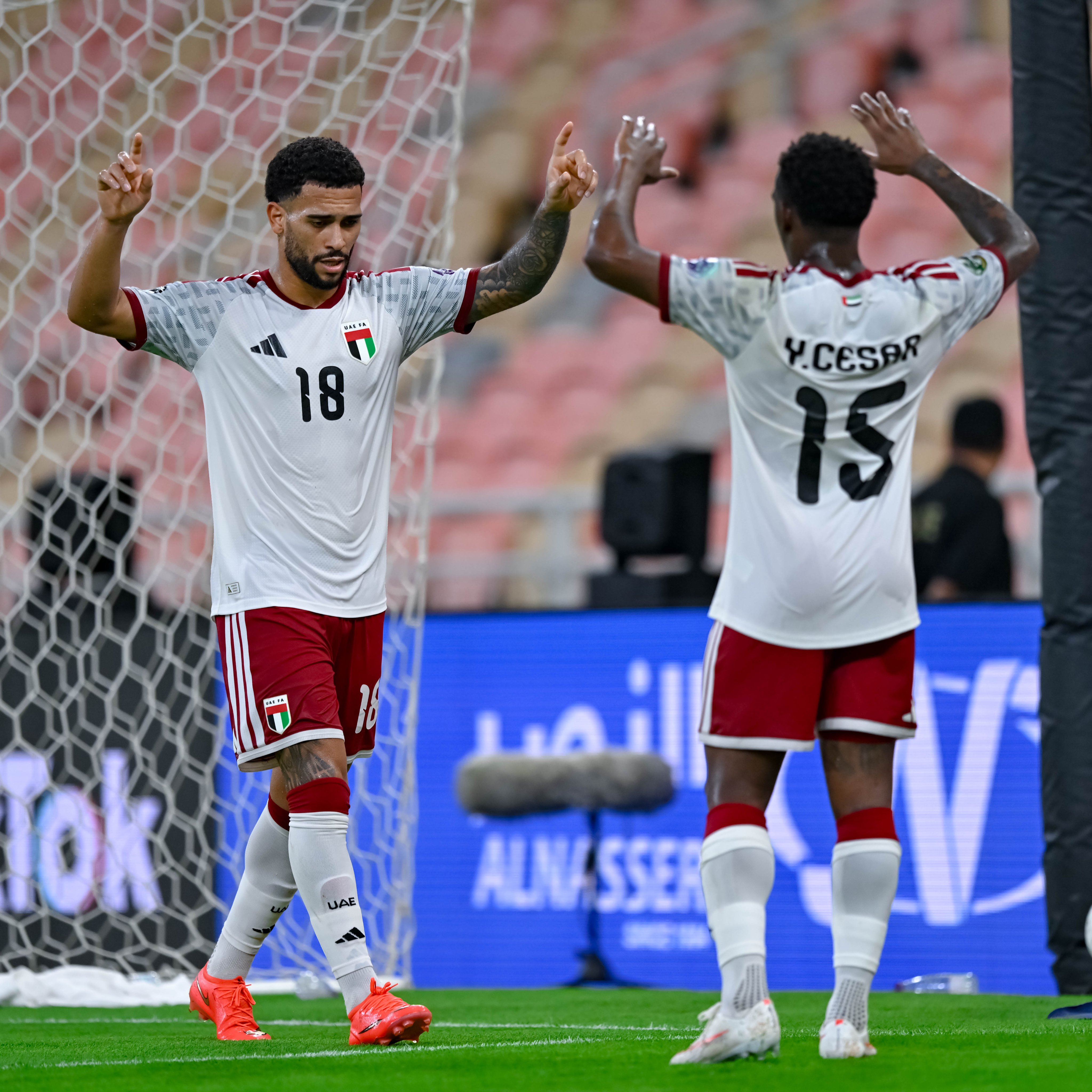 لاعبو الإمارات في خليجي 27. (حساب المنتخب الإماراتي على إكس)