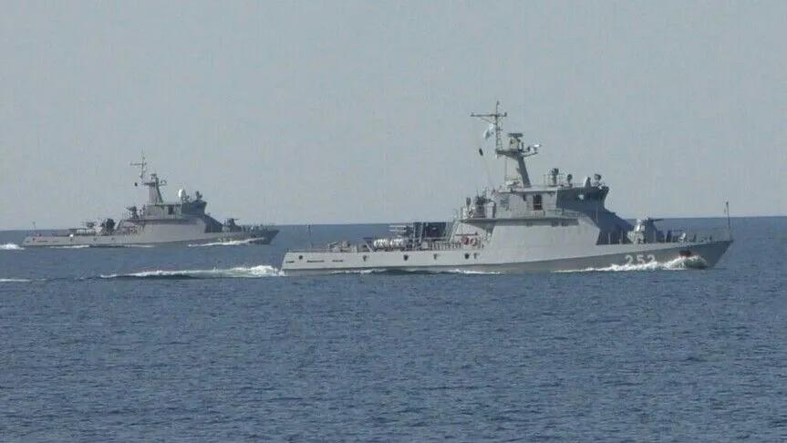 مناورة في بحر قزوين (إكس).