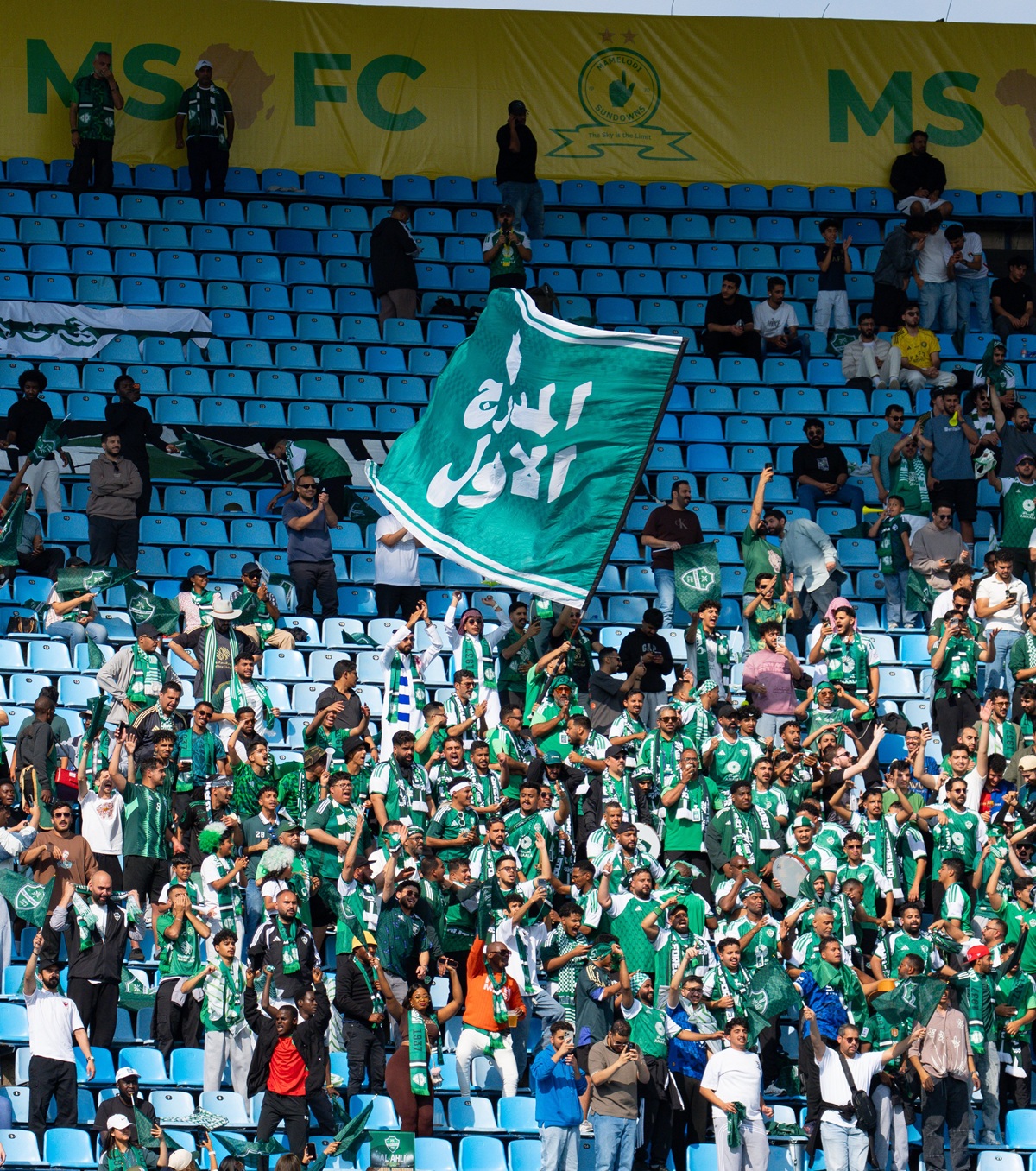 جماهير الأهلي السعودي. (حساب الأهلي على إكس)