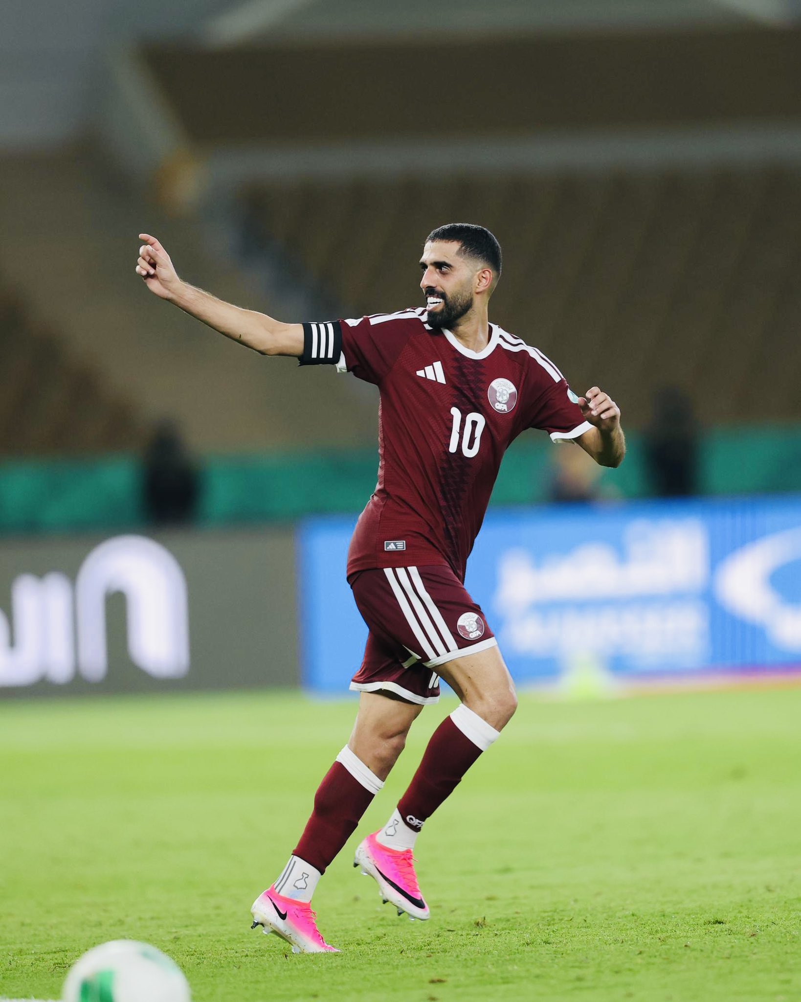 من مباراة قطر والبحرين في خليجي 27. (إكس)