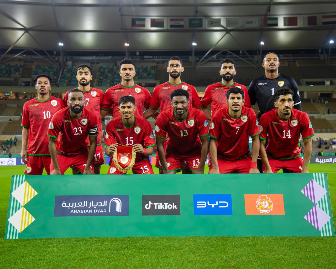 تشكيلة عمان. (حساب المنتخب العماني على إكس)