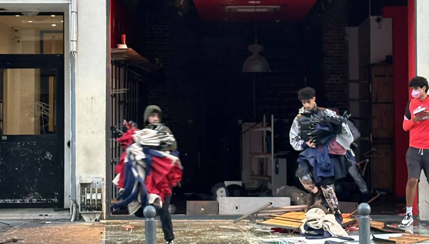 Photo : Annahar France : pillages et vandalisme dans plusieurs grandes villes
