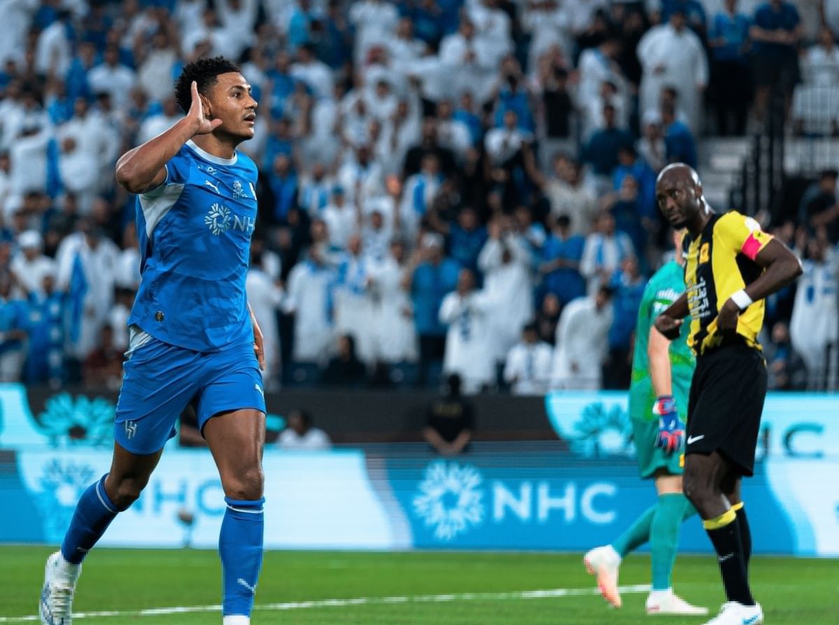 من مباراة الهلال ضد الاتحاد. (حساب الهلال على إكس)