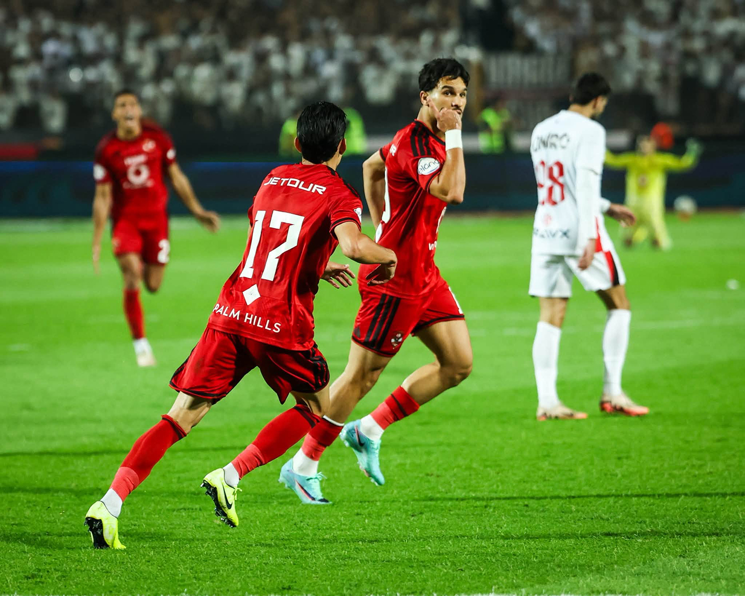 من مباراة القمة بين الأهلي والزمالك. (إكس)