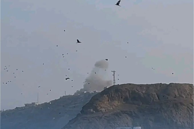 الاعتداء على قصر المعاشيق الرئاسي (إكس).
