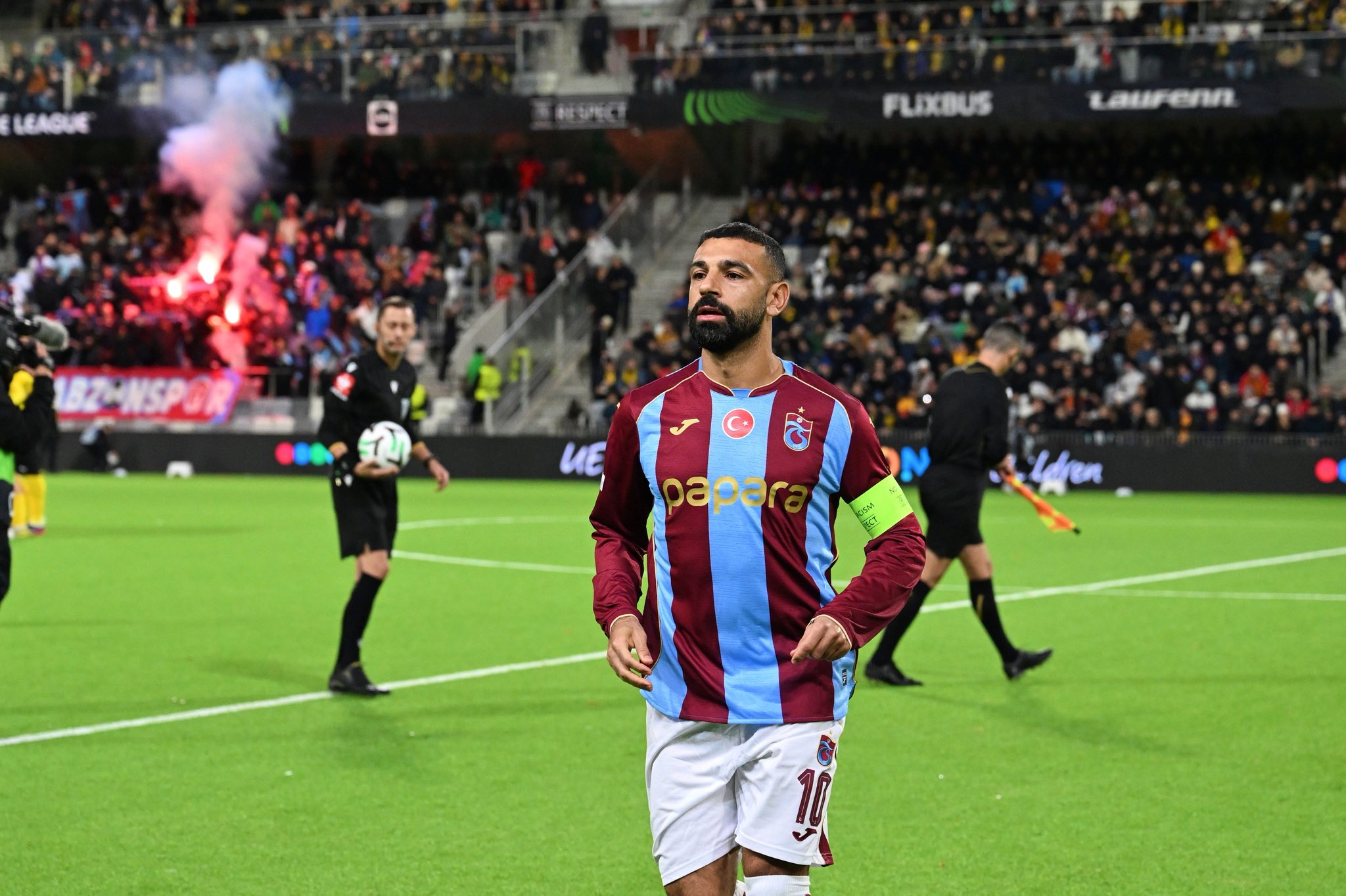 النجم المصري محمد صلاح. (إكس)