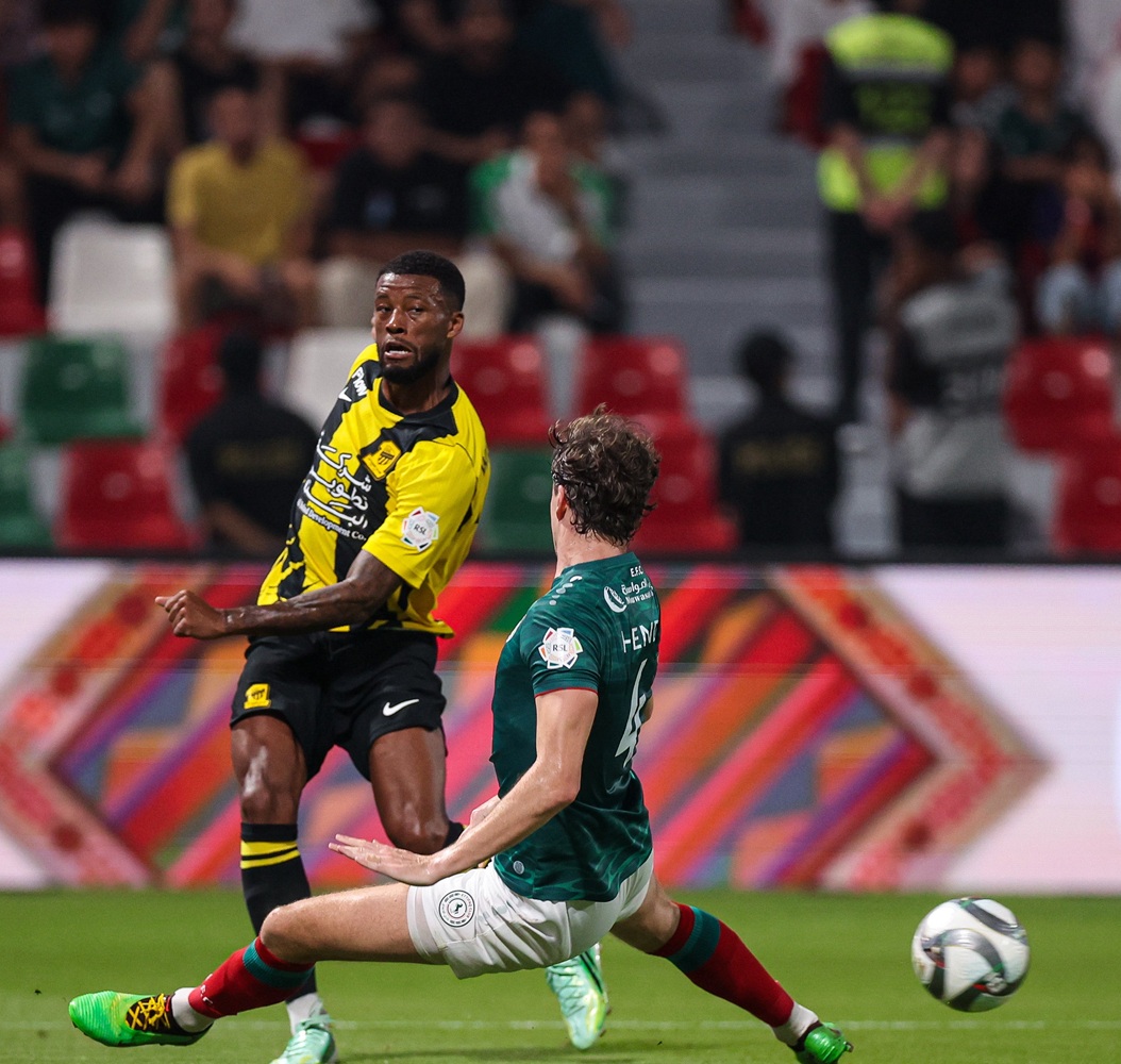 من مباراة الاتحاد والاتفاق. (حساب الاتحاد على إكس)