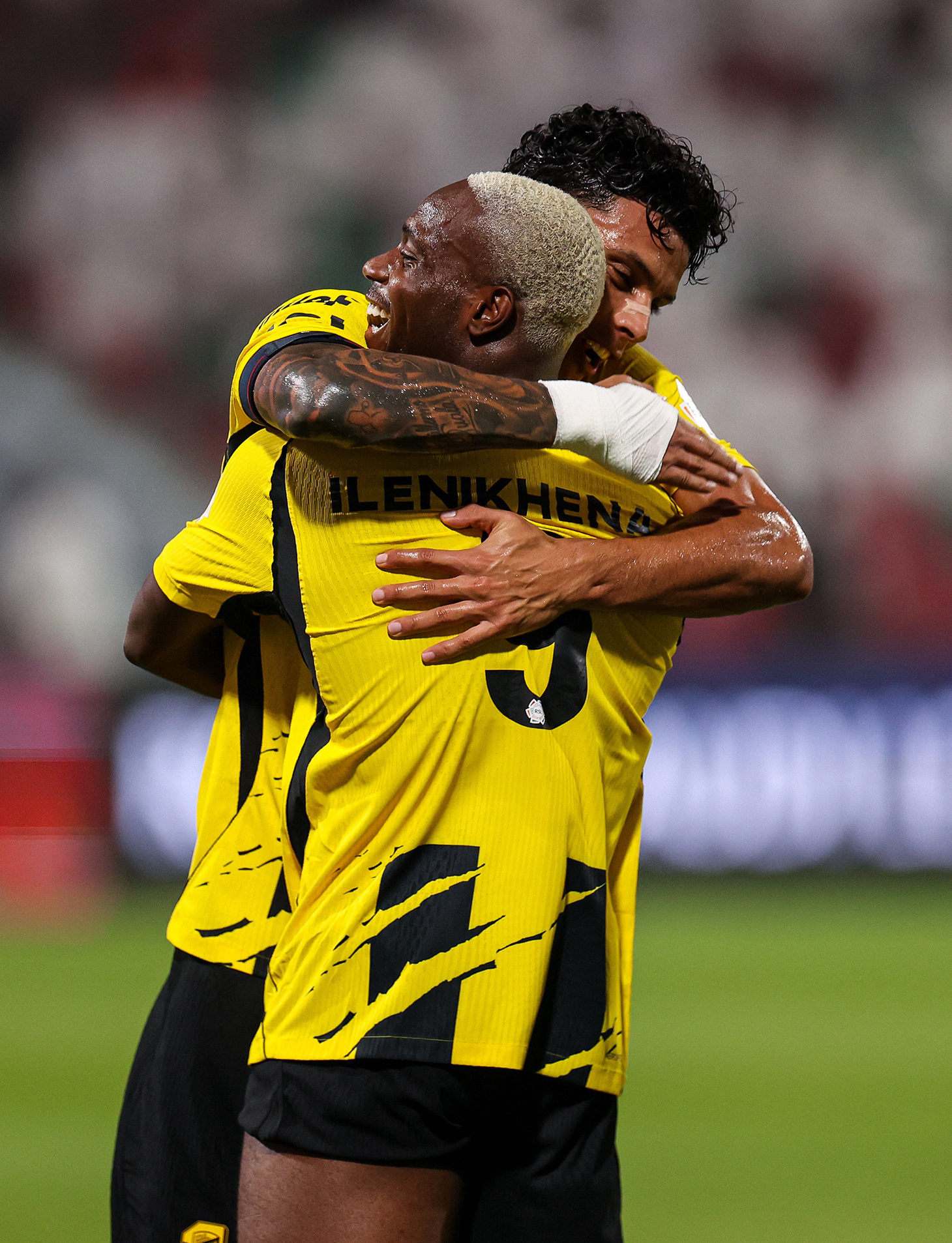 من مباراة الاتحاد والاتفاق في الدوري السعودي. (إكس)