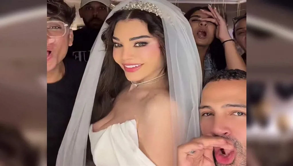 بفستان الزفاف والزغاريد... كواليس "عرس" هيفاء وهبي المفاجئ (فيديو)