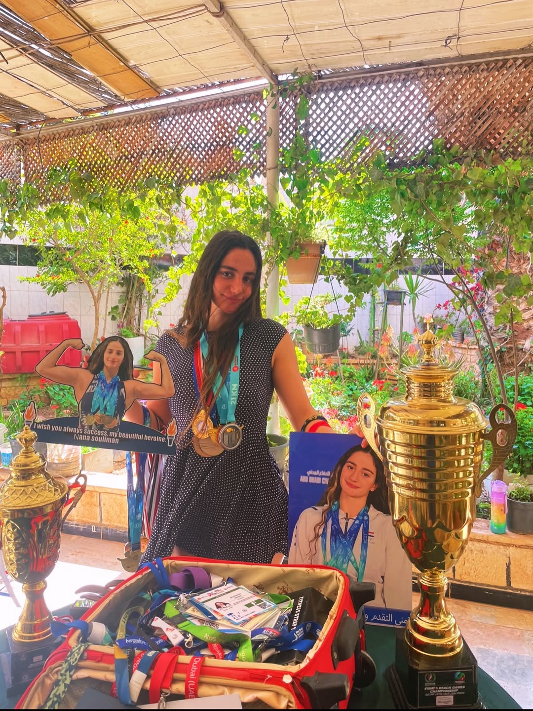 السباحة السورية إنانا سليمان.