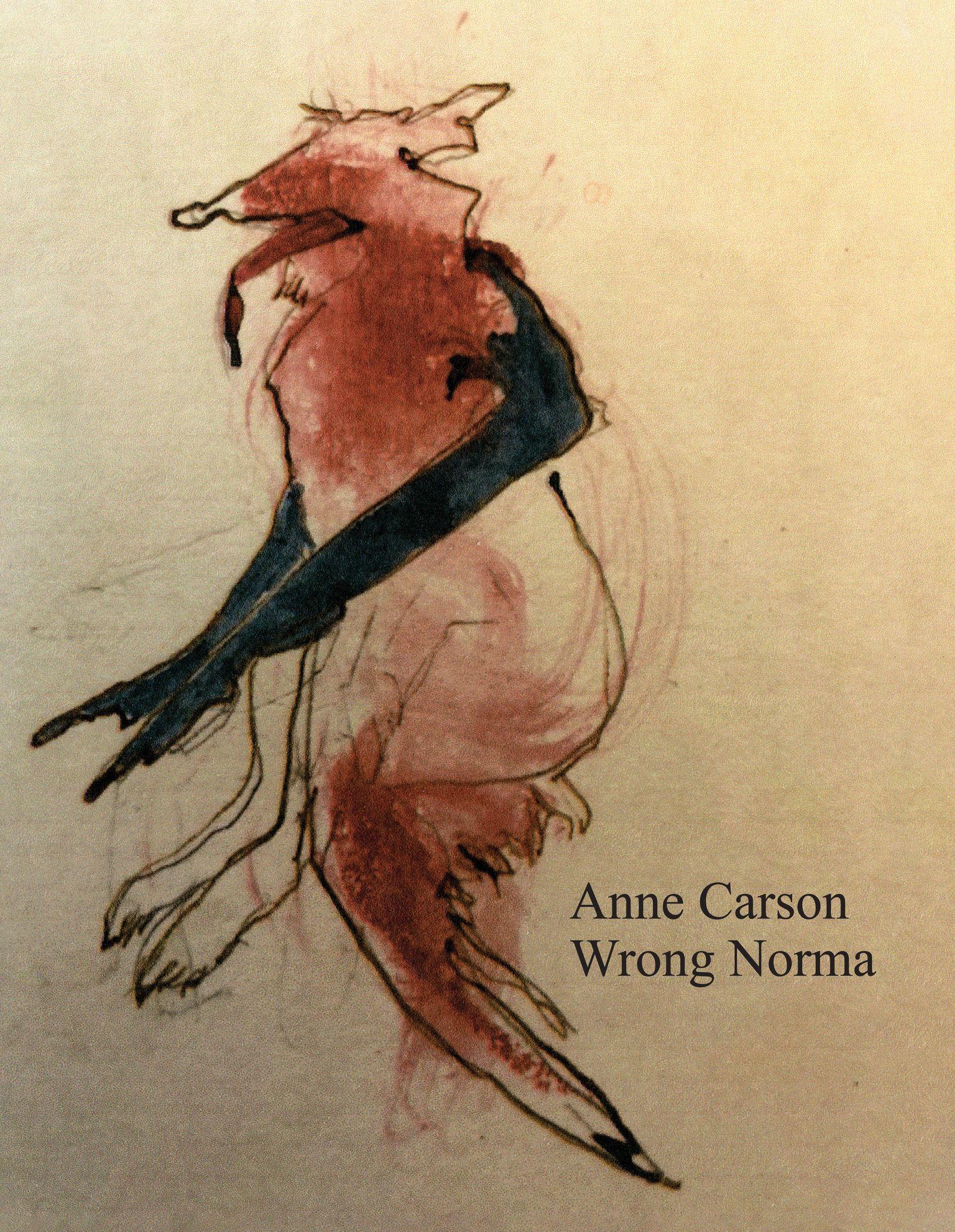غلاف كتاب Wrong Norma الصادر عام 2024، الذي يمزج النصوص بالرسوم. (New Directions)