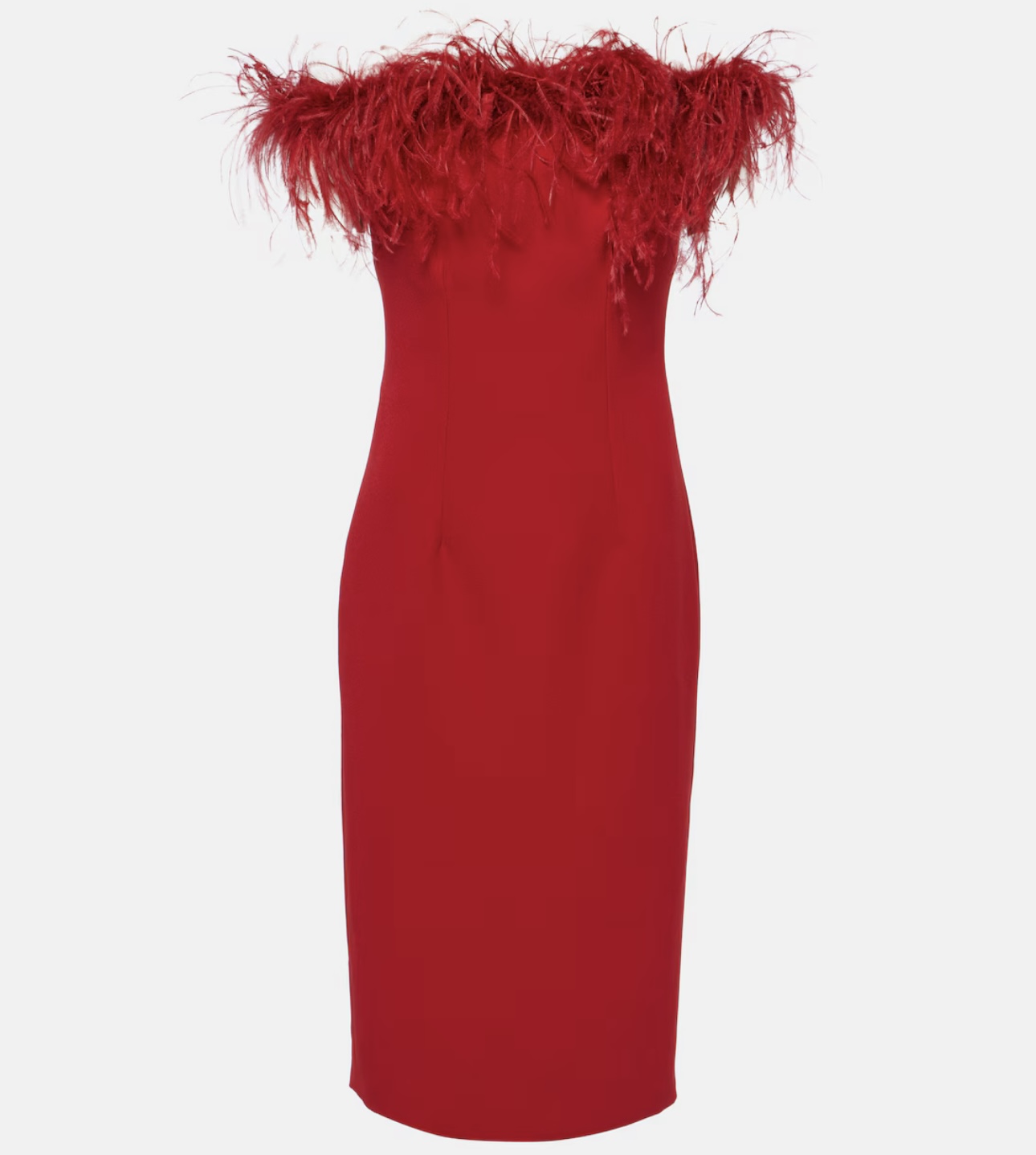 فستان بتفصيل الريش من Safiyaa (Web)