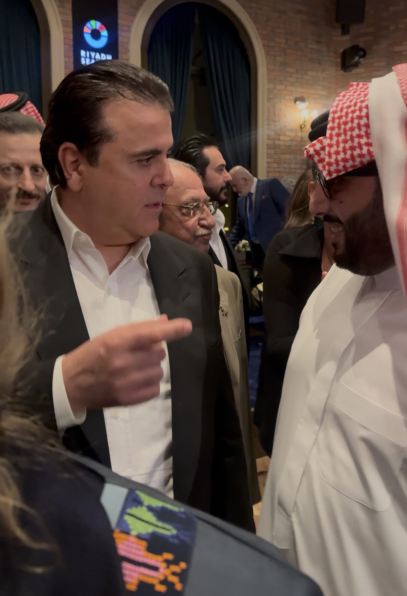 المستشار تركي آل الشيخ والمنتج جمال سنان (النهار)