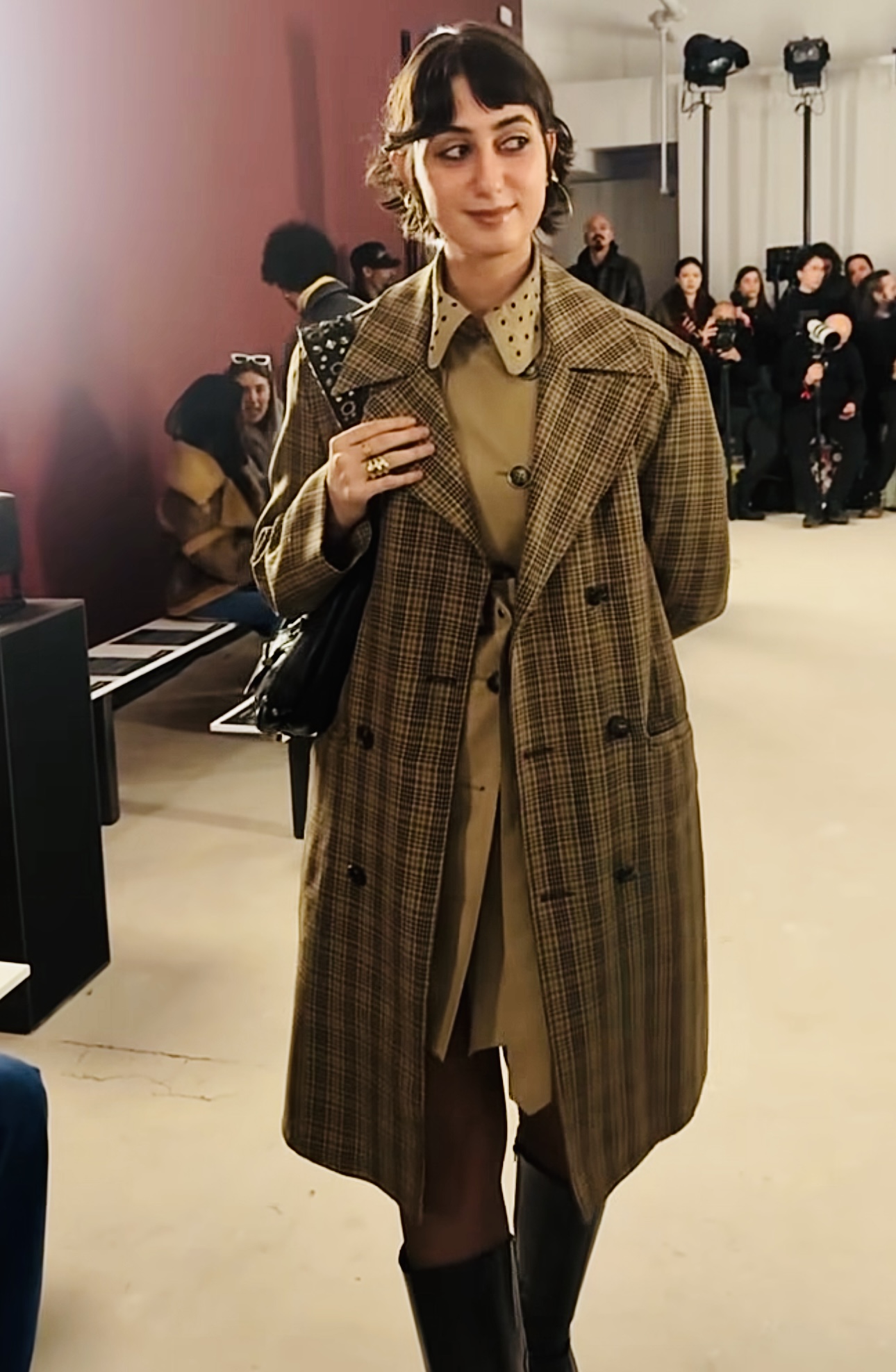 راما دواجي  في أسبوع الموضة في نيويورك (إنستغرام)