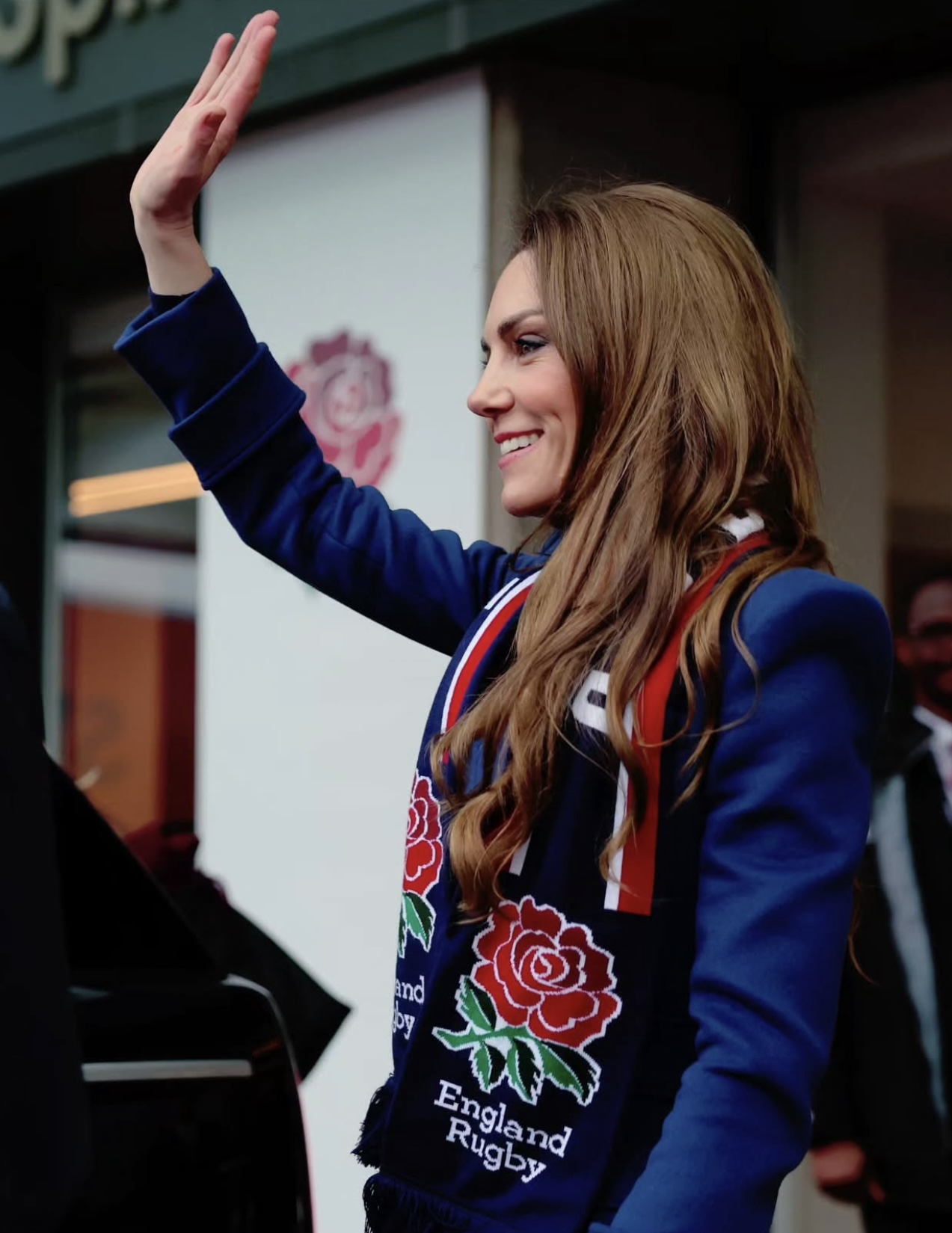 إطلالة كيت ميدلتون خلال مباراة إنكلترا وإيرلندا ضمن بطولة الأمم الست 2026 (إنستغرام)