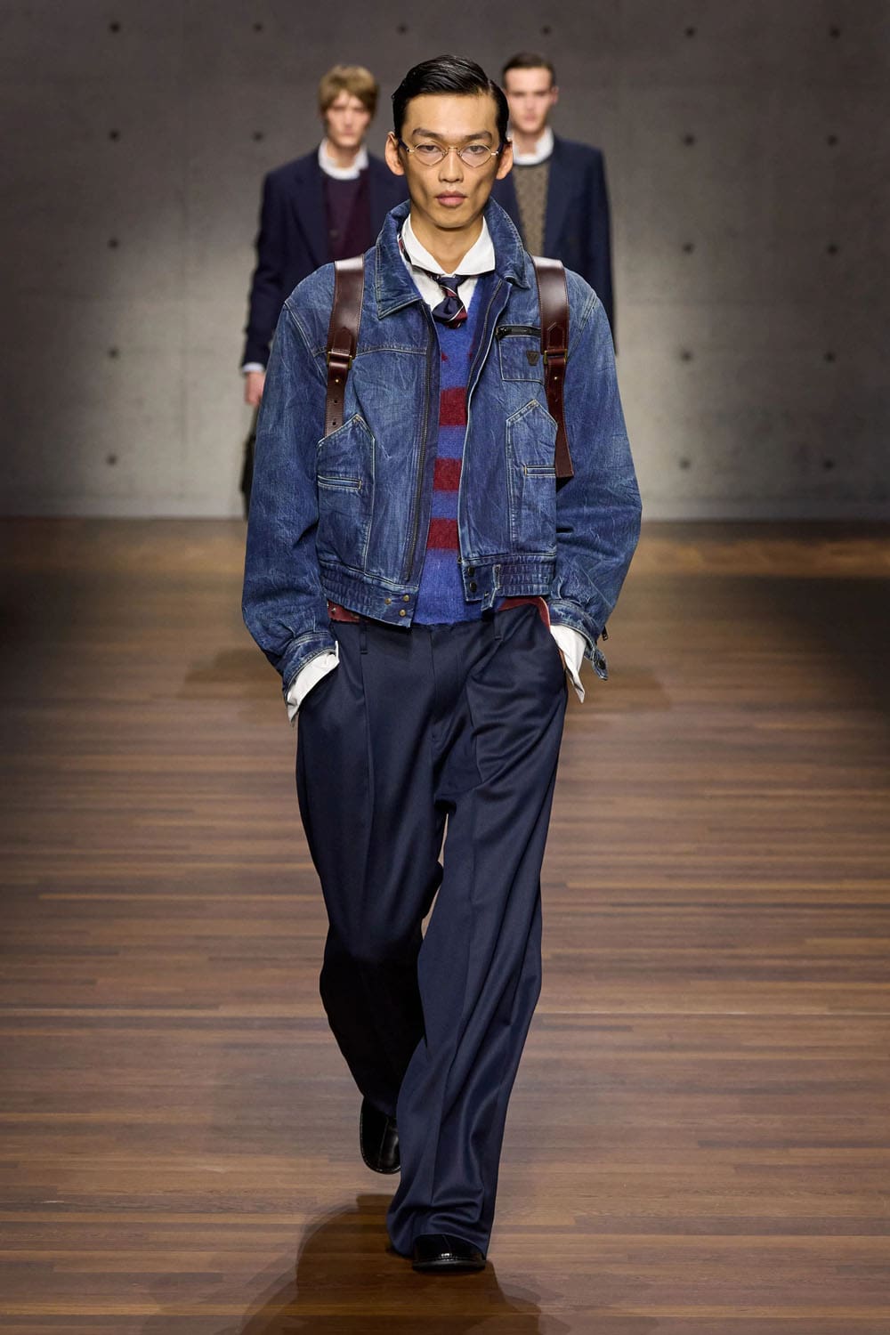 من عرض أمبوريو أرماني خريف وشتاء 2026/2027 للألبسة النسائيّة والرجاليّة (إنستغرام) 