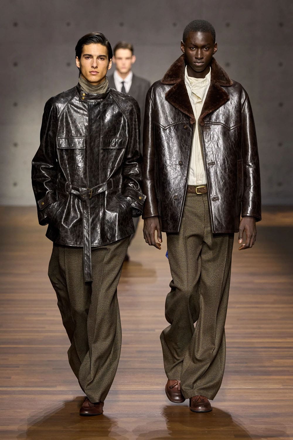 من عرض أمبوريو أرماني خريف وشتاء 2026/2027 للألبسة النسائيّة والرجاليّة (إنستغرام) 