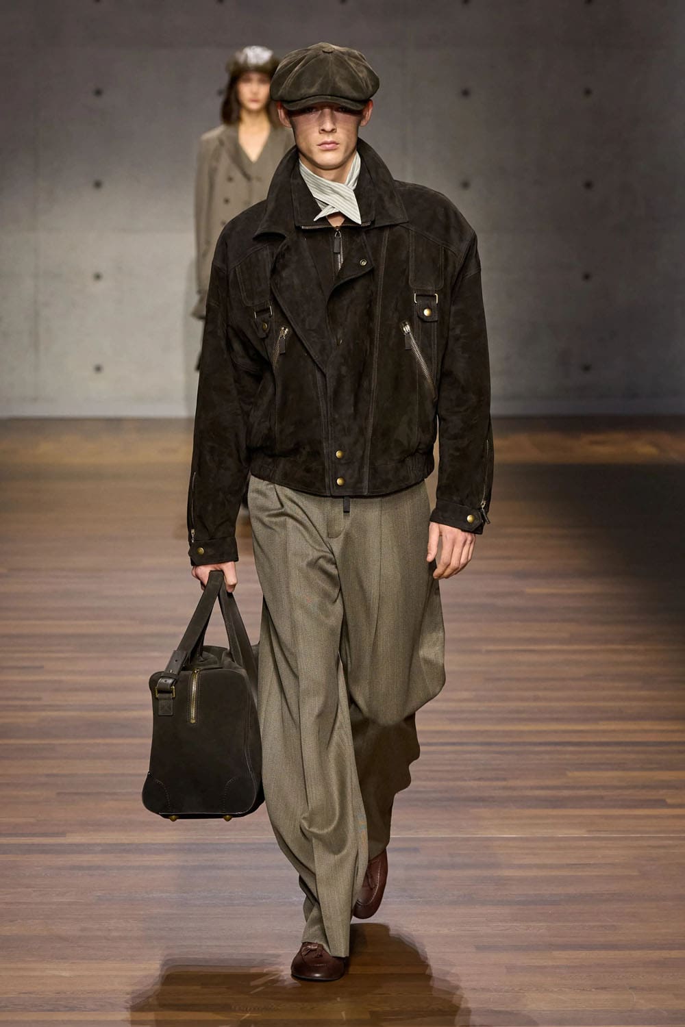 من عرض أمبوريو أرماني خريف وشتاء 2026/2027 للألبسة النسائيّة والرجاليّة (إنستغرام) 