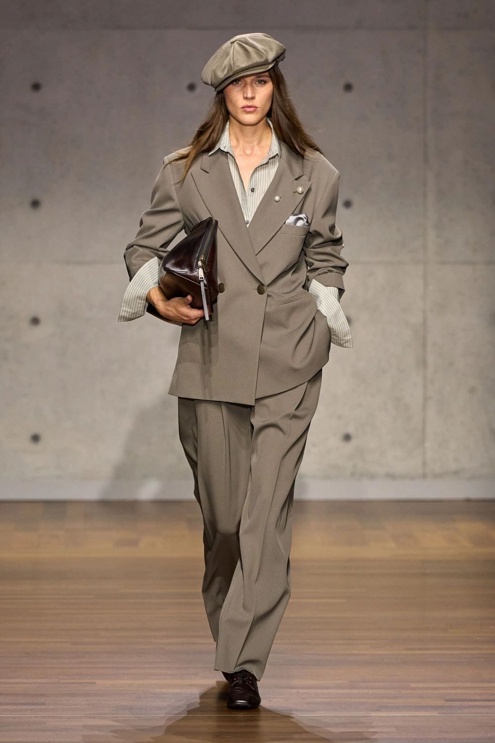 من عرض أمبوريو أرماني خريف وشتاء 2026/2027 للألبسة النسائيّة والرجاليّة (إنستغرام) 