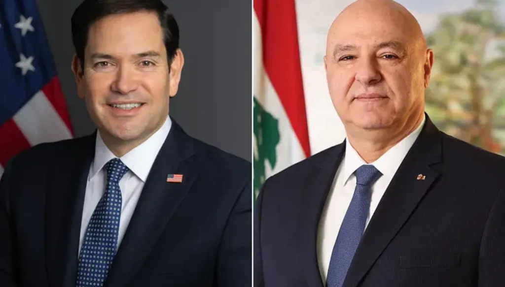 الرئيس عون وروبيو