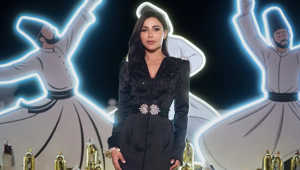 مهيرة عبد العزيز تودّع رمضان بقفطان مغربي فاخر بتوقيع سلمى بنعمر