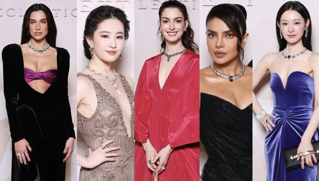 نجمات العالم تألّقن في حفل بولغري...آن هاثاواي بالأحمر واللمسة اللبنانيّة تسطع (صور وفيديو)