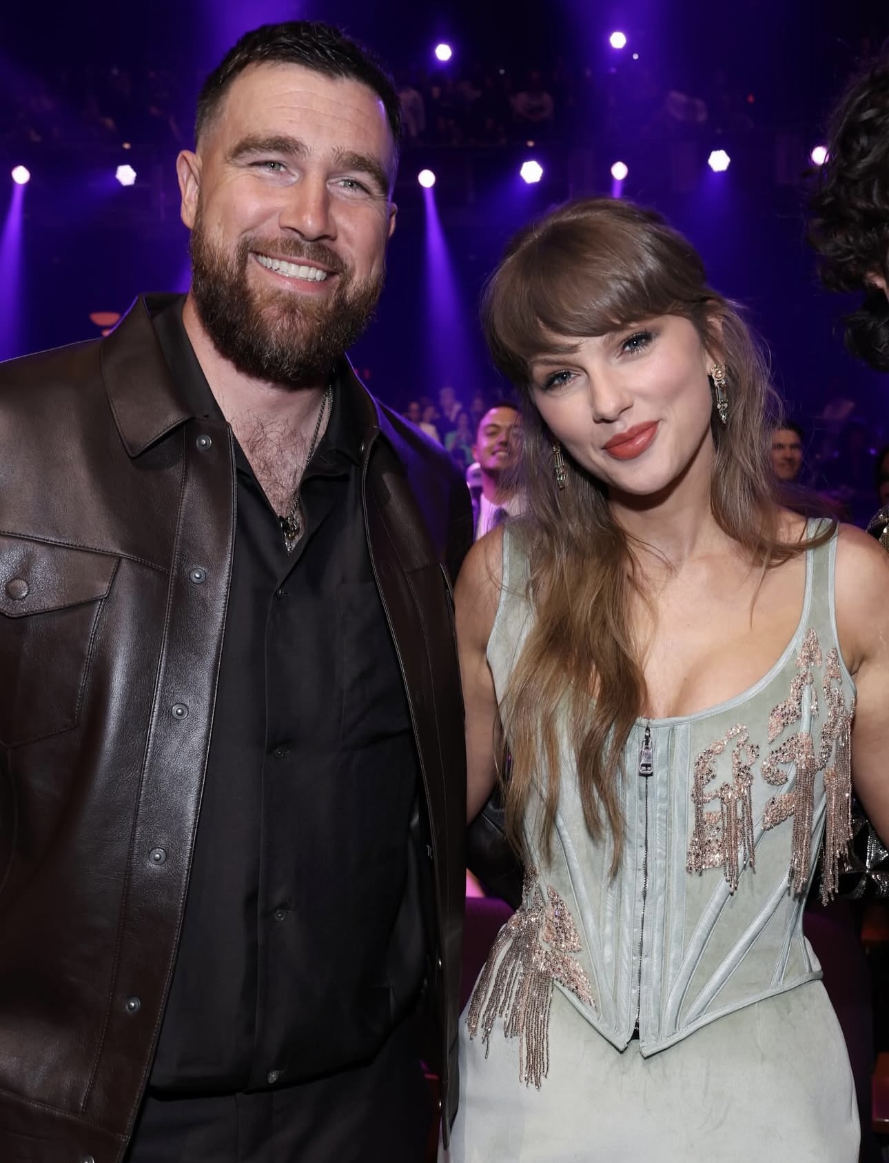 تايلور سويفت وخطيبها ترافيس كيلسي  (إنستغرام)